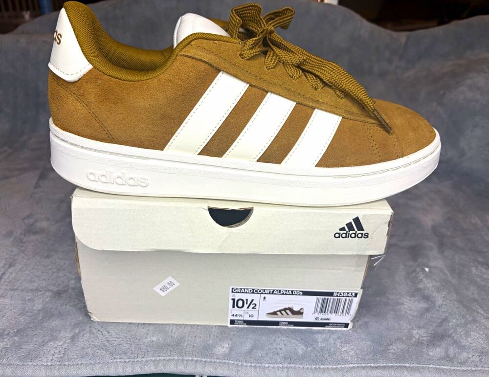 Adidas Grand Court Alpha 00s Cloudfoam Comfort Men's Low Top 10.5 Sneaker IH3843
